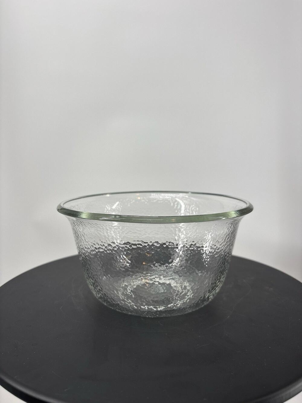 Vintage GE Mixing Bowl. 4” Tall X 7.25” Wide. Pebble Textured Glass